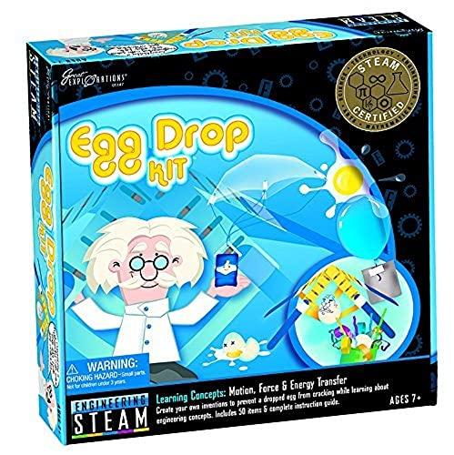 Egg Drop Kit: DIY Home Science Project For Future Astronauts (Great Explorations, STEAM)
