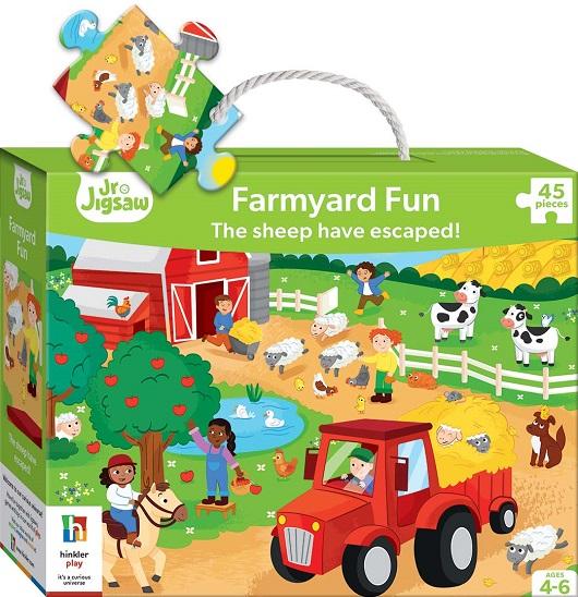 Farmyard Fun 45 Piece Jigsaw Puzzle (Junior Jigsaw)