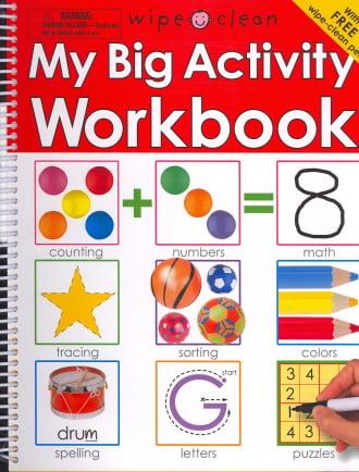 My Big Activity Work Book (With Free Wipe-Clean Pen)