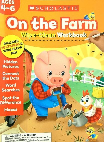 On the Farm Wipe-Clean Workbook (Ages 4-6)