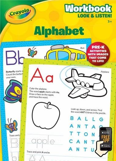 Alphabet Workbook (Crayola)