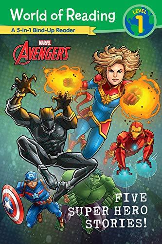 Five Super Hero Stories! (Marvel Avengers, World of Reading Level 1)