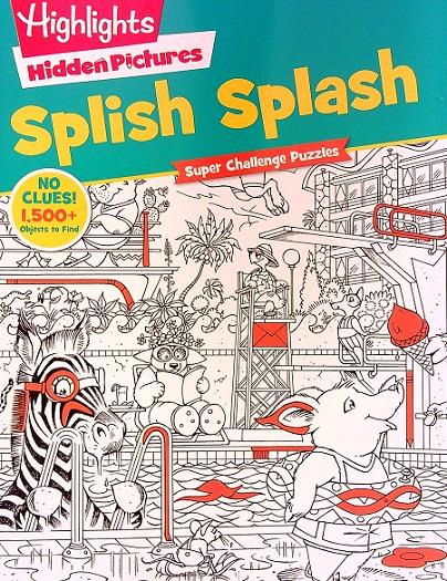 Splish Splash Super Challenge Puzzles (Highlights Hidden Pictures)