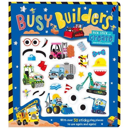 Busy Builders: Pick, Stick, and Create Characters and Scenes!