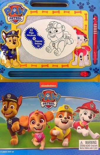 PAW Patrol: 22 Page Story Book and Magnetic Drawing Kit (Nickelodeon)