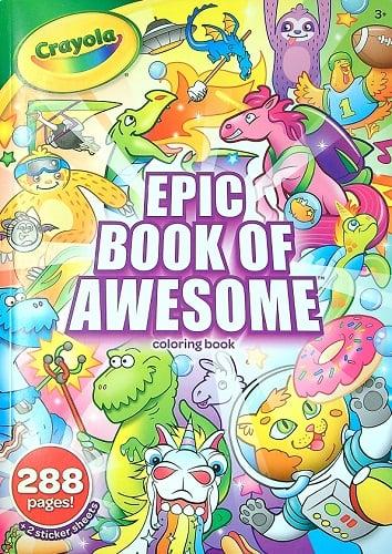 Epic Book of Awesome Coloring Book (Crayola)