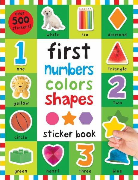 First Numbers, Colors Shapes Sticker Book (First 100)
