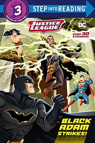 Black Adam Strikes! (DC Justice League, Step Into Reading, Step 3)