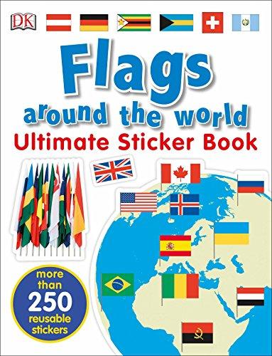 Flags Around the World (Ultimate Sticker Books)