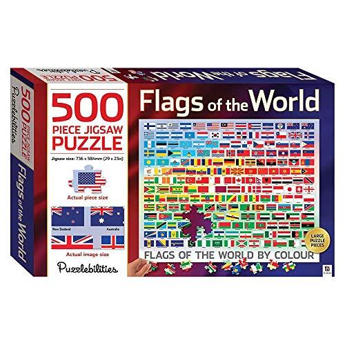 Flags of the World: 500 Piece Jigsaw Puzzle (Puzzlebilities)