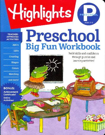 Preschool Big Fun Workbook (Highlights)