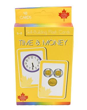 Time & Money Skill Building Flash Cards (Grade 1-2, Canadian Curriculum Series)